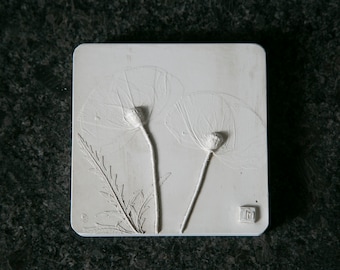 Decorative Botanical Impression Unique Wall Art: Poppy