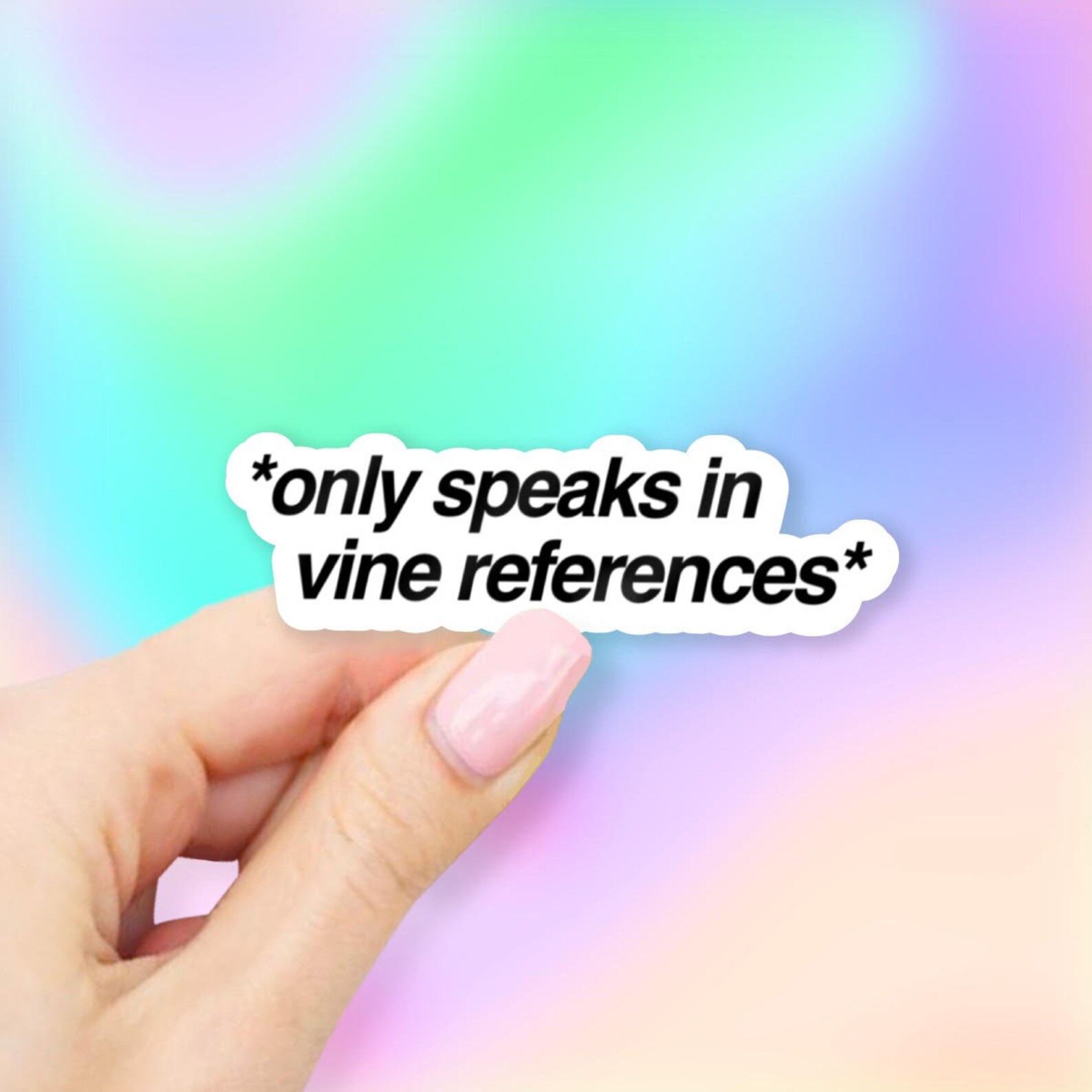 Only Speaks in Vine References Sticker Etsy