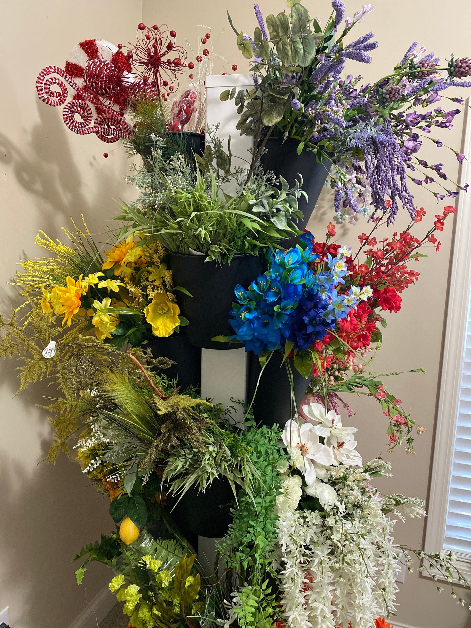 Floral Pick Storage Craft Room Organization Floral Display Etsy