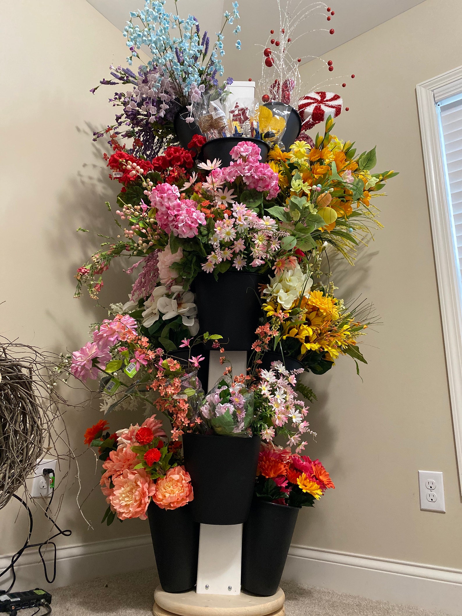 Floral Pick Storage Craft Room Organization Floral Display Etsy