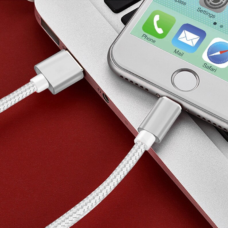 Extra Long Iphone Charge Cable Iphone 6/7/8/X 6ft/2m Etsy Canada