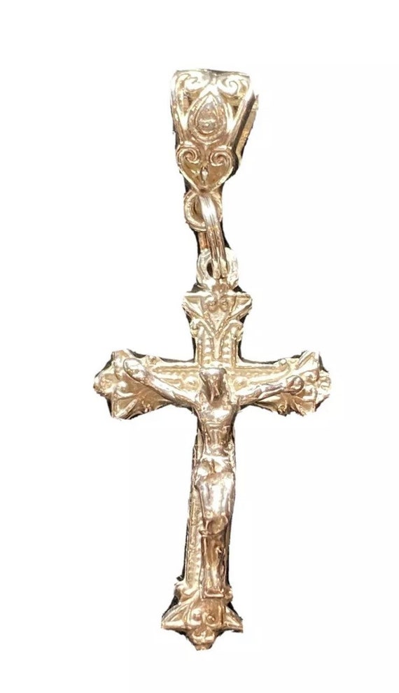 Silver crucifix legitimate 925 sterling silver 4.2