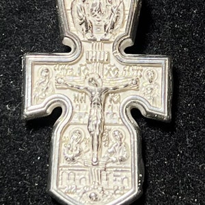 925 Sterling Silver Orthodox Crucifix Pendant | Handcrafted Religious Jewelry | Christian Faith Necklace | Perfect Gift for Him