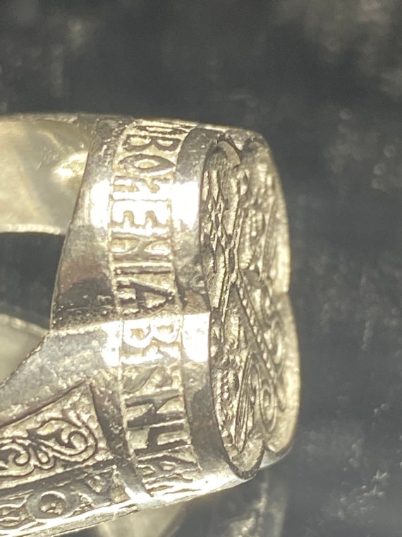 Orthadox Russian Chritian Signet Ring Any Size 92… - image 4