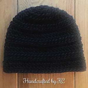 Men&#39;s Beanie Winter Hat Crochet Pattern