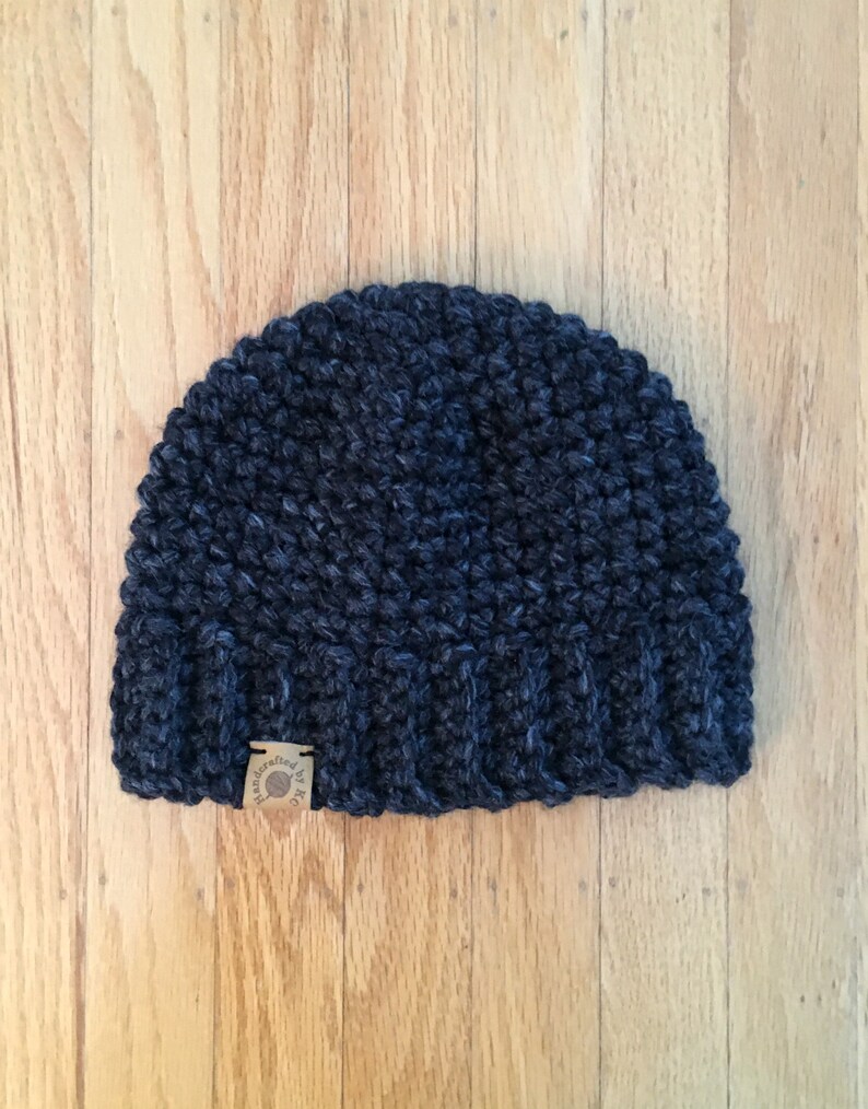 Men's Winter Hat Crochet Pattern Etsy