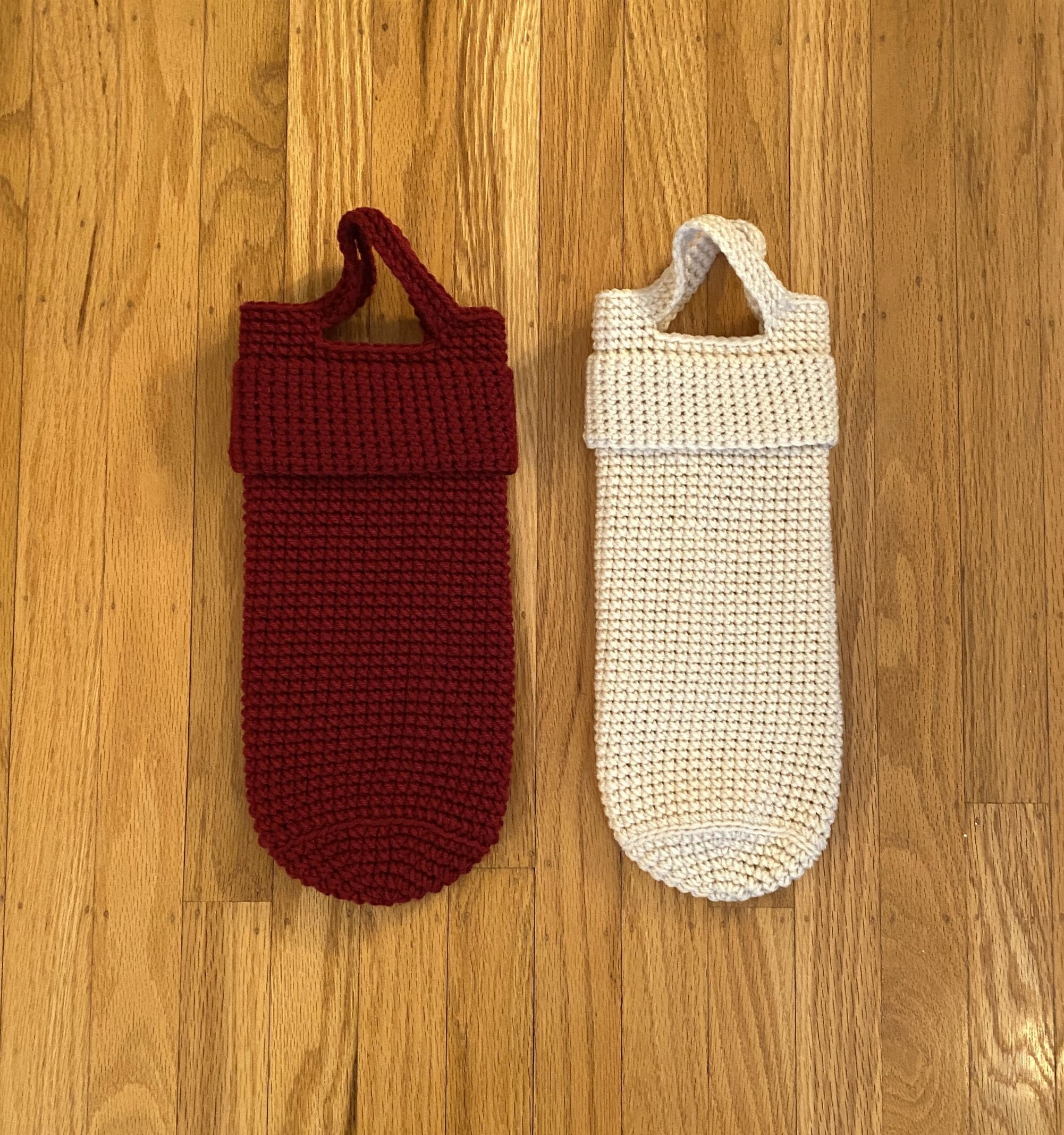 Beginner Crochet Wine Bottle Tote Bag Pattern (digital Download) - Etsy