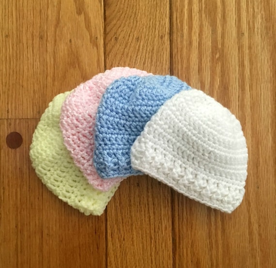 Newborn Baby Hat Crochet Pattern - Etsy
