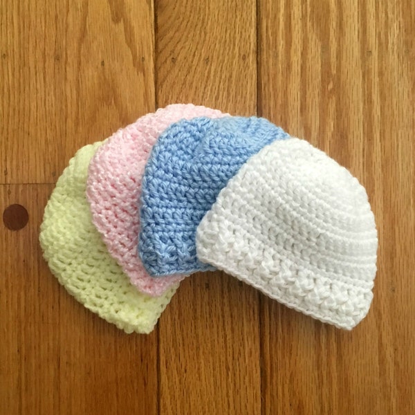 Newborn Baby Hat Crochet Pattern