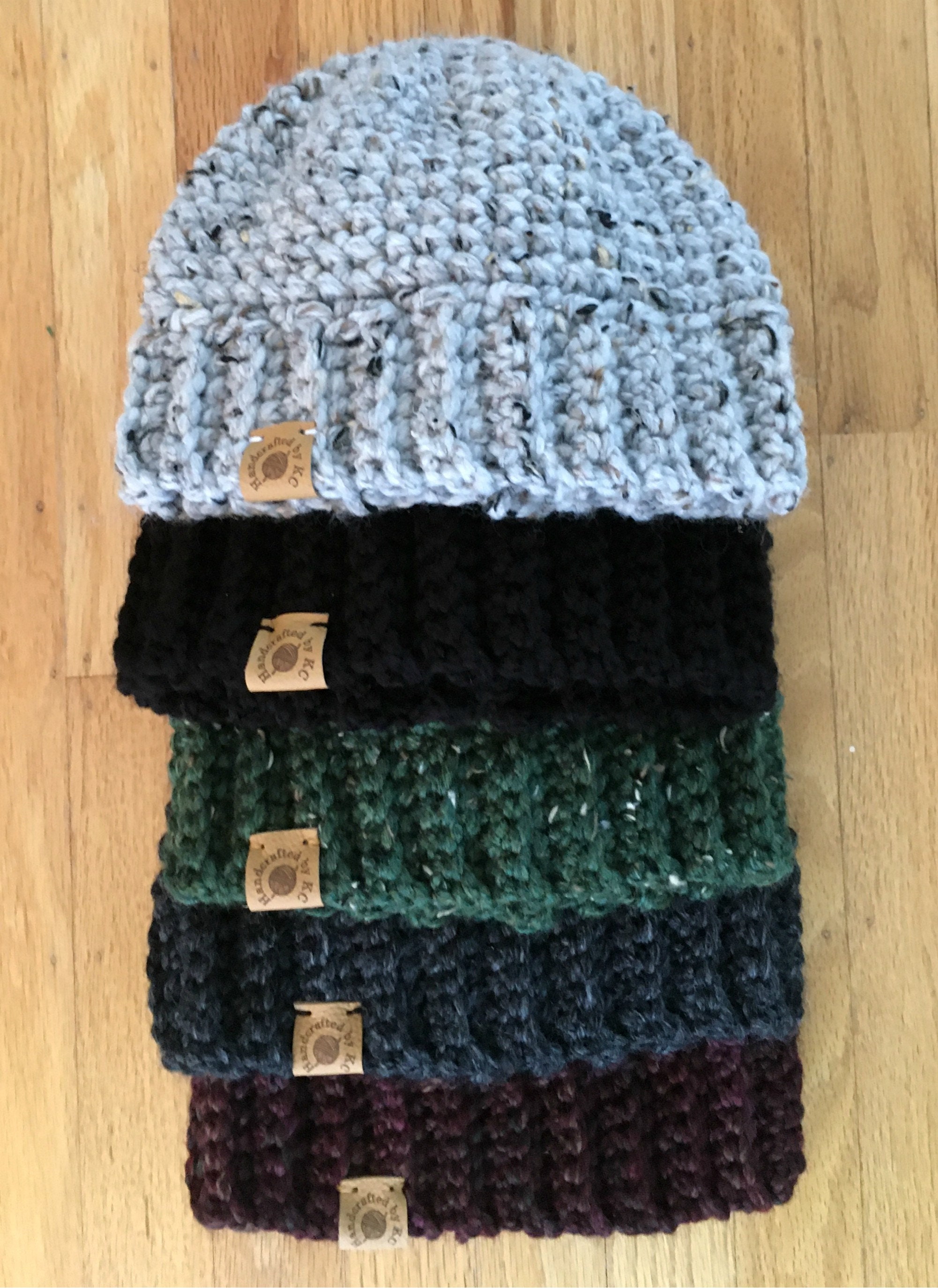 Men s Winter Hat Crochet Pattern Etsy