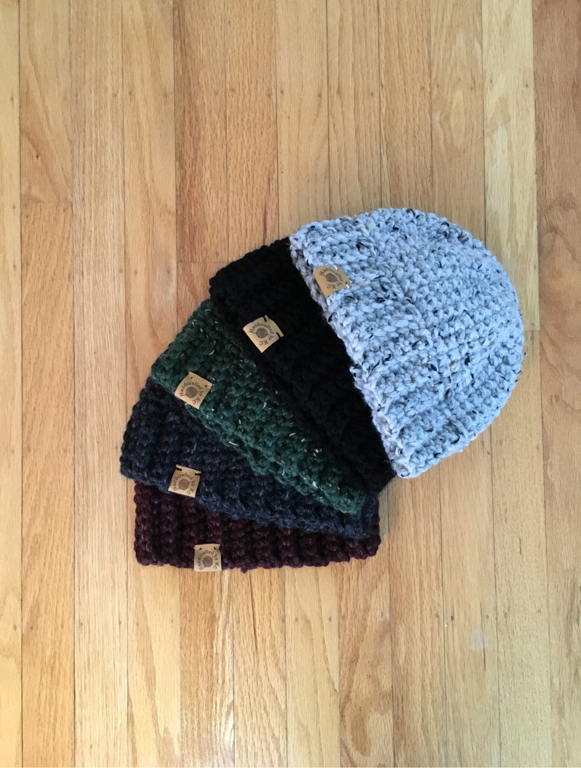 Men s Winter Hat Crochet Pattern Etsy