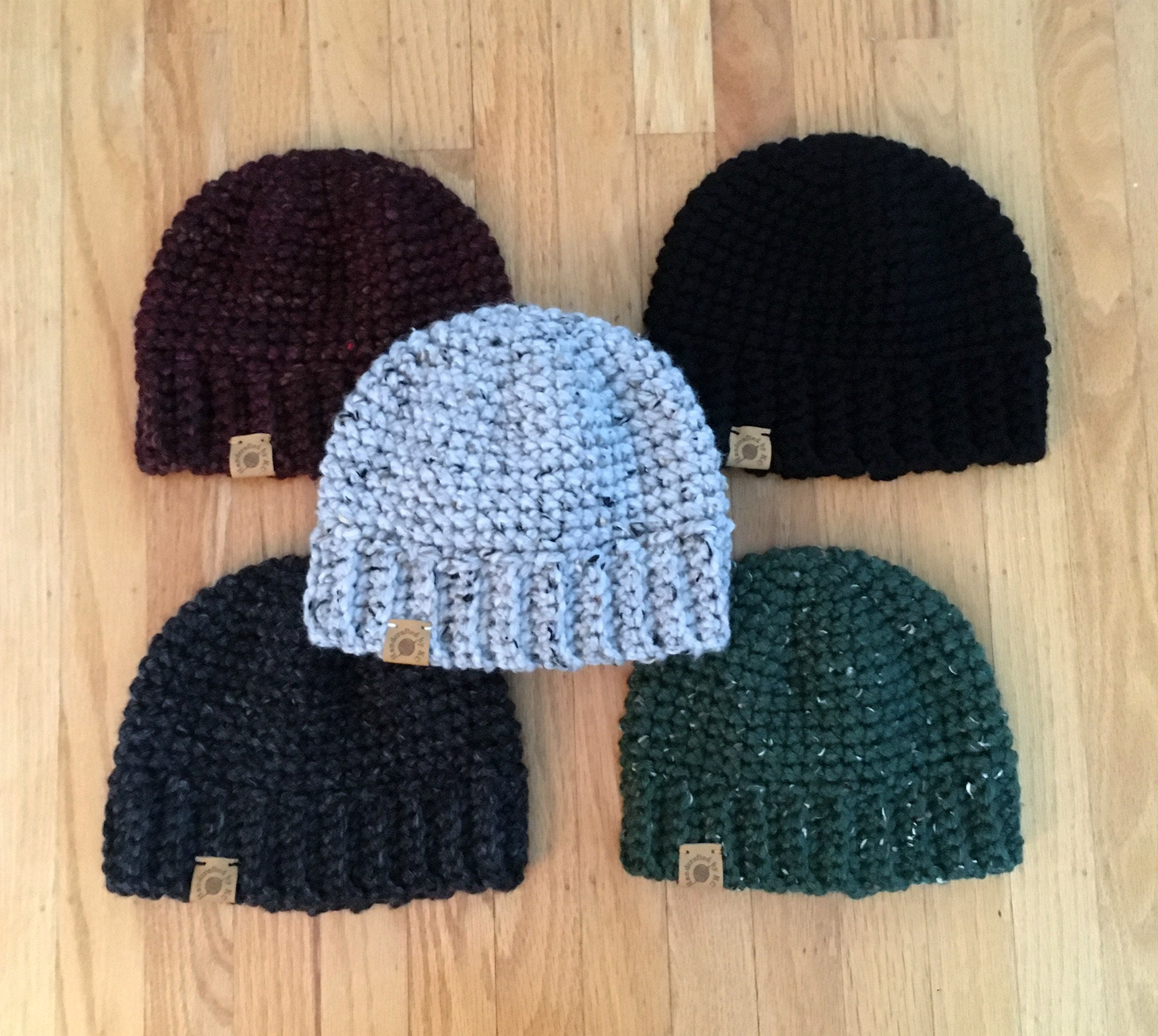 Men s Winter Hat Crochet Pattern Etsy