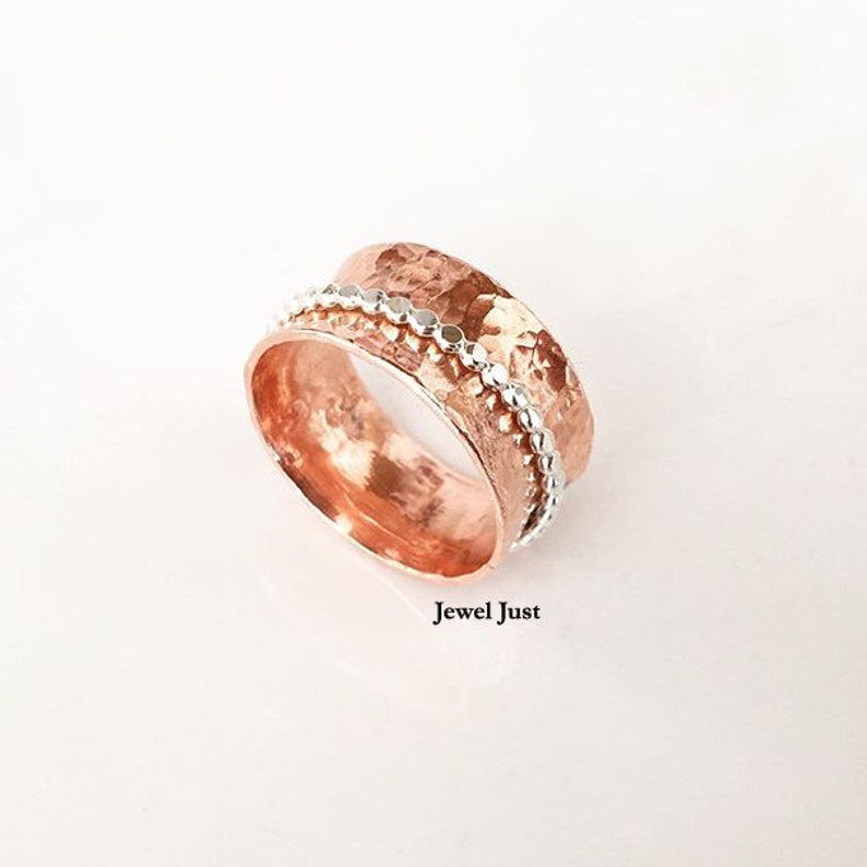 Thumb Ring Worry Ring Women Ring Statement Ring Gift For Her Spinner Ring Boho Ring 925 Silver Ring Meditation Ring Anxiety Ring