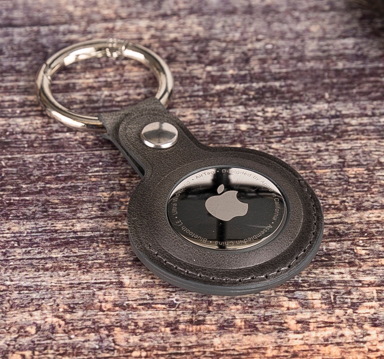Apple Tracker Case leather Personalized AirTag keychain Air Etsy