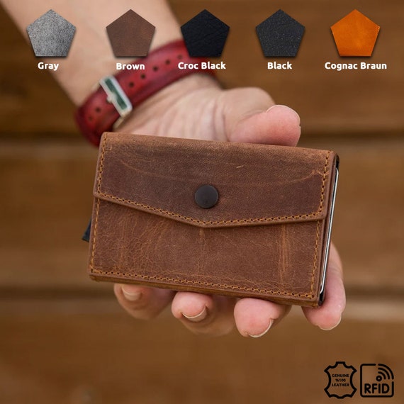 Genuine Leather Mens Wallet Premium Product Real Cowhide Wallets