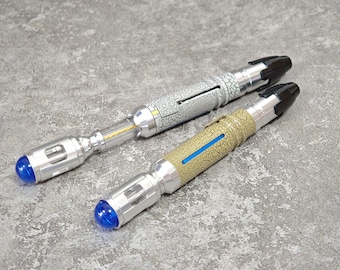 10th Doctor Who Sonic Screwdriver Metal Cosplay Props Matt Smith Doctor's Sonic Screwdriver Master's Metal Prop