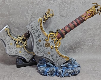 God of War Thor Mjolnir Hammer: 1/1 Scale Cosplay Prop