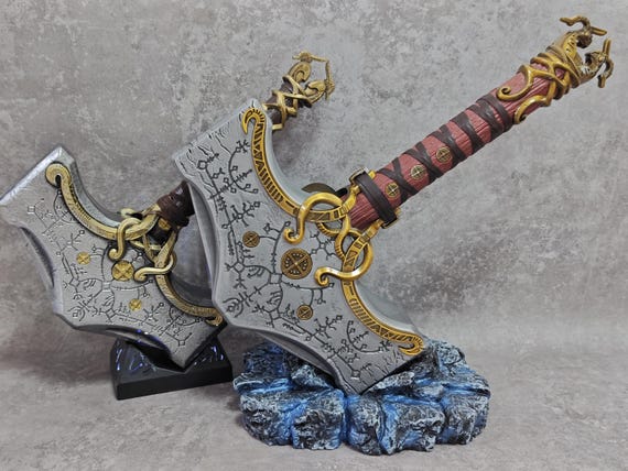 God of War Thor Mjolnir Hammer: 1/1 Scale Cosplay Prop - Etsy