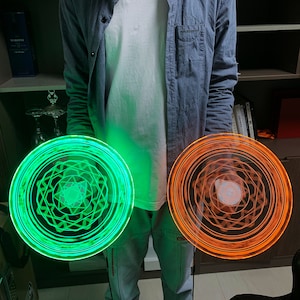 Dr Strange Spell Disc Rotatable, Doctor Strange Spell Disc, Doctor Strange 2 Cosplay, Ancient One Cosplay Light up Movie Prop Replica image 8