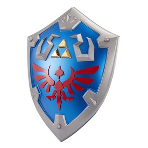 Hylian Shield Legend of Zelda Hylian Shield Video Game Metal Shield Cosplay Tears of the kingdom Breath of the Wild Ocarina of Time