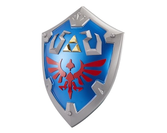 Hylian Shield Legend of Zelda Hylian Shield Video Game Metal Shield Cosplay Replica Tears of the kingdom Breath of the Wild Ocarina of Time