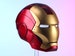 Iron Man Helmet, Metal Mark 3 Ironman Helmet, Iron Man Tony Stark Cosplay, 1/1 Scale Wearable Movie Prop Replica 