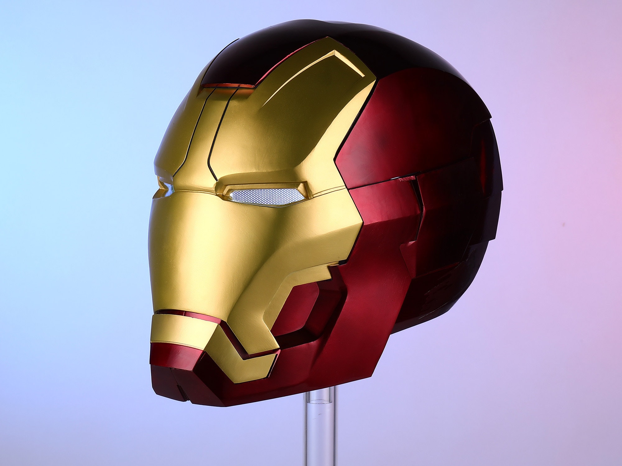 Marvel 1:1 Iron Man MK42 Metal Helmet 3D Printed Replica Cosplay Prop Model Toy 