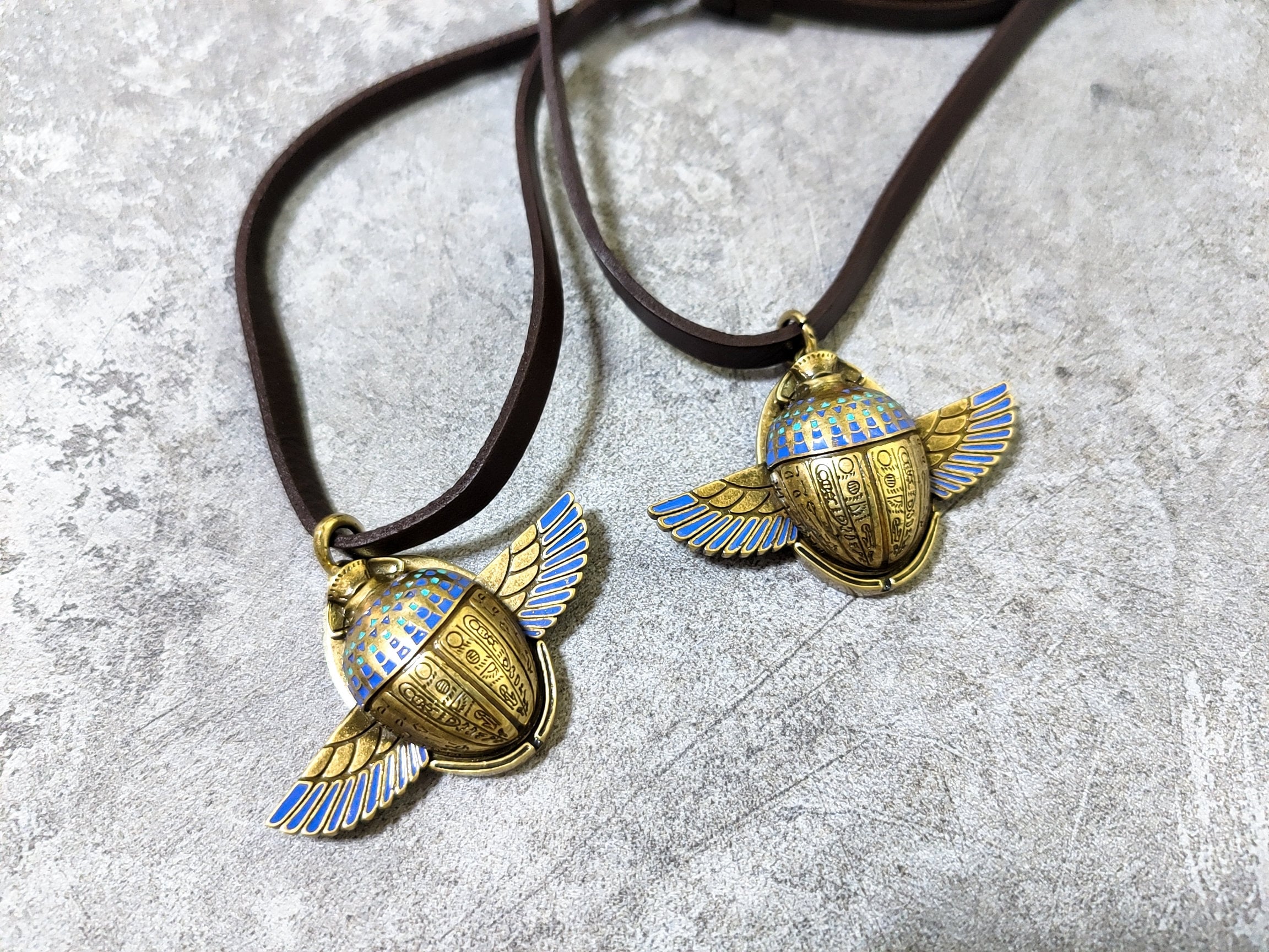 Scarab Necklace - Etsy