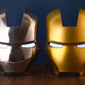 Iron Man Mask, Iron Man Face Plate Mark 3 Mask Mark 2 Mask, Metal Mark 2 Face Plate, Iron Man Cosplay 1/1 Scale Movie Prop