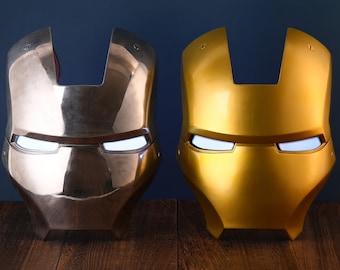 Iron Man Mask, Iron Man Face Plate Mark 3 Mask Mark 2 Mask, Metal Mark 2 Face Plate, Iron Man Cosplay 1/1 Scale Movie Prop