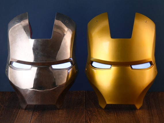 Iron Man Mask, Iron Man Face Plate Mark 3 Mask Mark 2 Mask, Metal Mark 2  Face Plate, Iron Man Cosplay 1/1 Scale Movie Prop Replica 