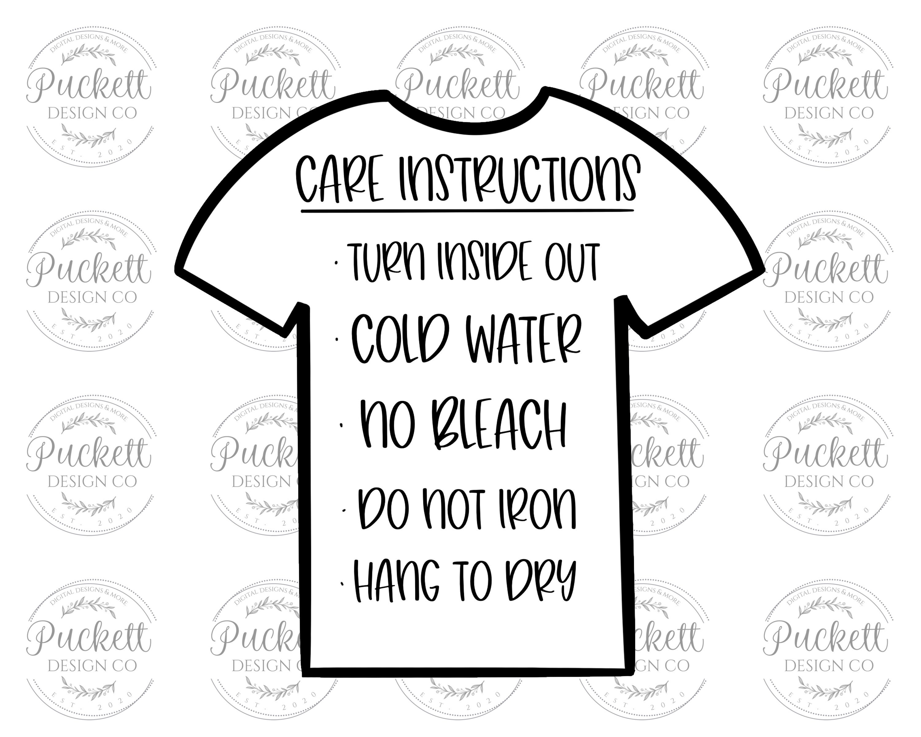 Care Instructions Care Sticker Care PNG PNG Small Etsy Australia