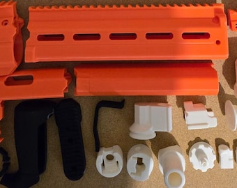 Lonx v2.1 Nurf Blaster 3D PRINTED PARTS ONLY