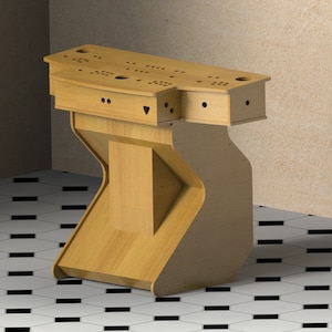 Pedestal Arcade Cabinet Digital Design | 4 Players |