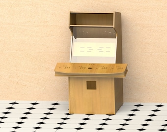 4 Player Arcade Machine Cabinet Kit: Retro Monster Flat Pack