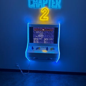 Arcade Cabinet Wall Mounted, Retro Arcade Video Game Machine Cabinet ...