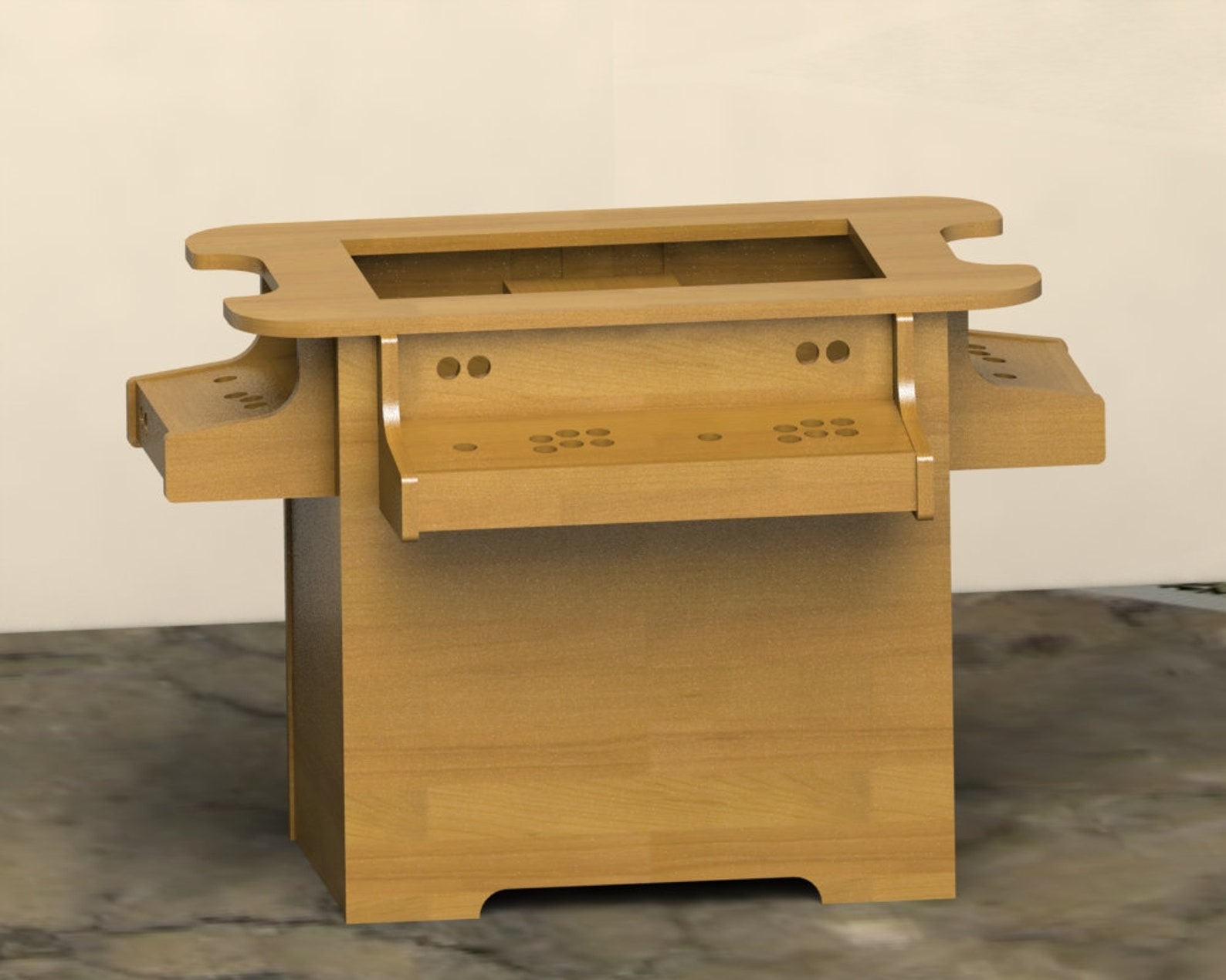 Arcade 4 Player Cocktail Kit With Design Plans Retro Arcade