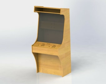 2-Player Upright Arcade Machine Cabinet Plans: 32-Inch Screen (Digital Plan)