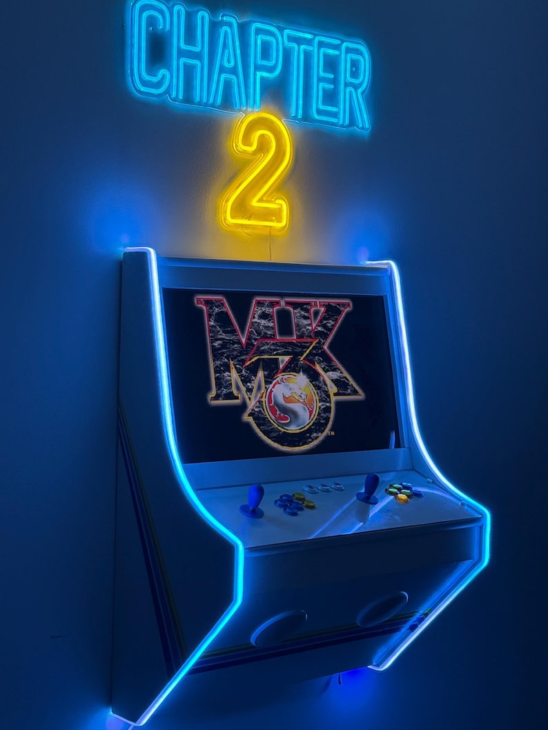 Arcade Cabinet Wall Mounted, Retro Arcade Video Game Machine Cabinet ...