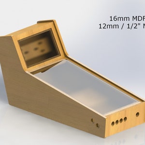 Mini Pinball Machine Design Plans only