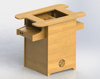 Arcade cocktail cabinet flat pack