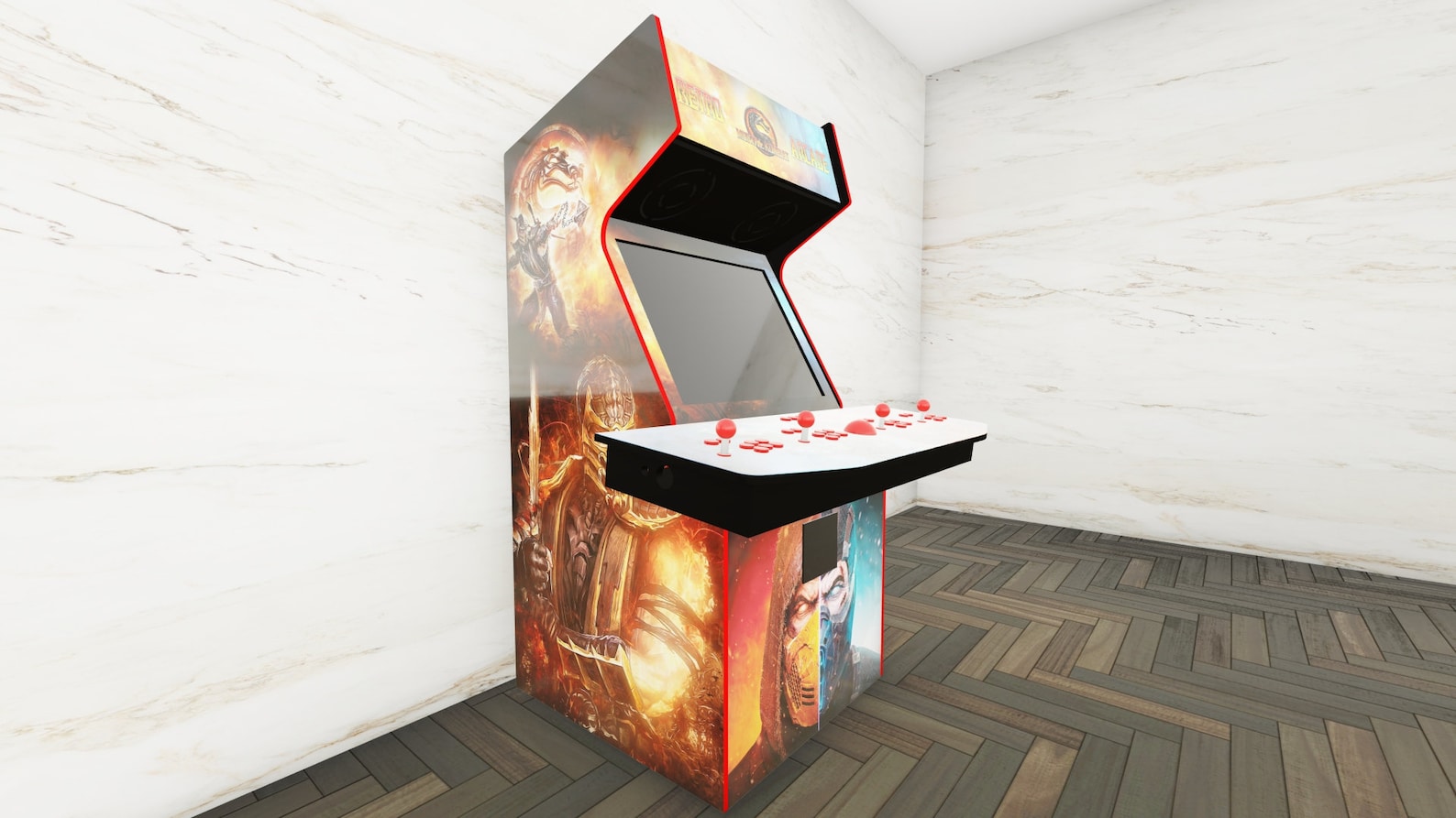 Arcade Machine Design 4 Players Retro Monster Arcade Kit Design Plans Arcade