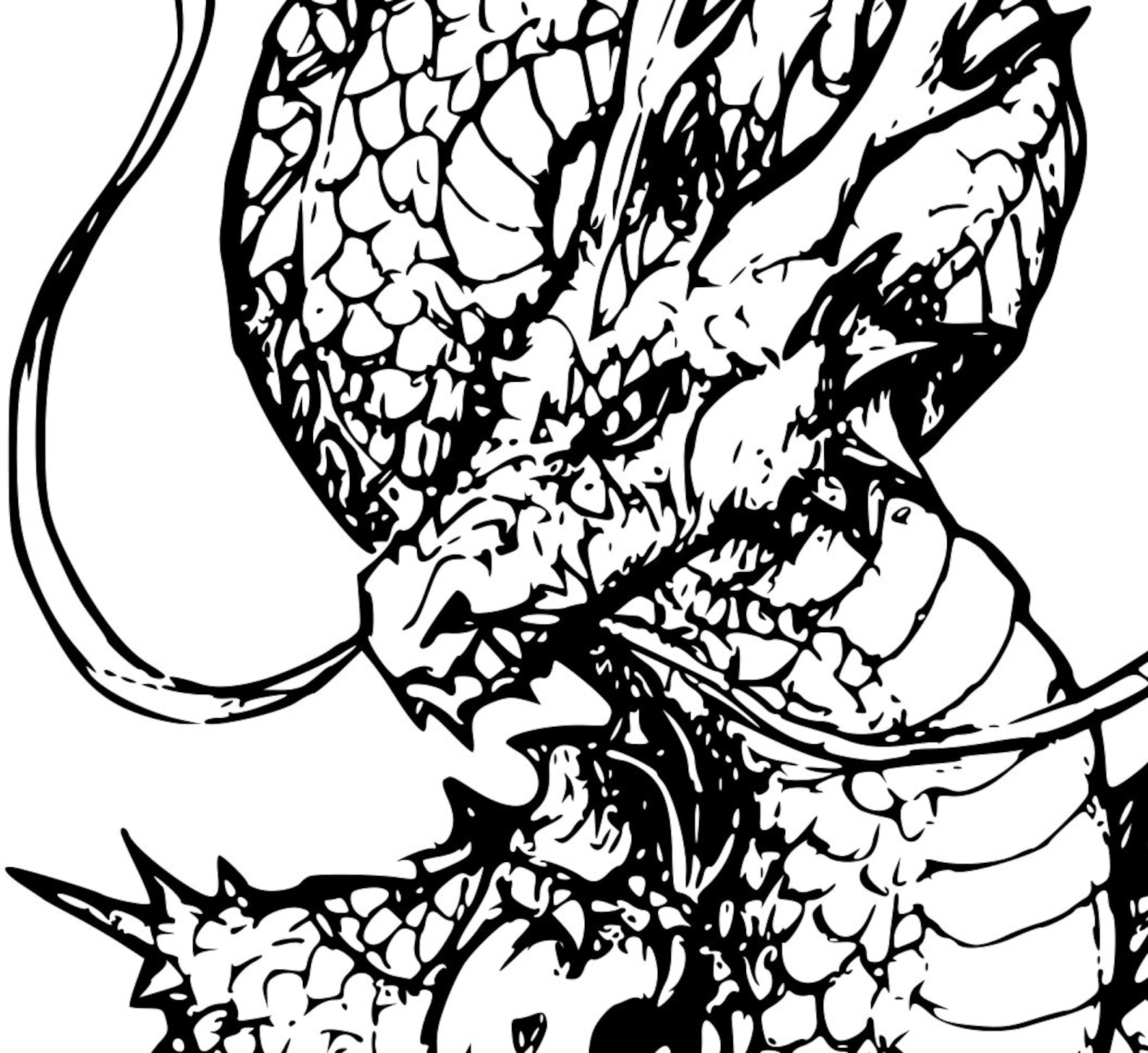 Celtic Dragon Vector files Celtic Dragon Silhouette Celtic ...
