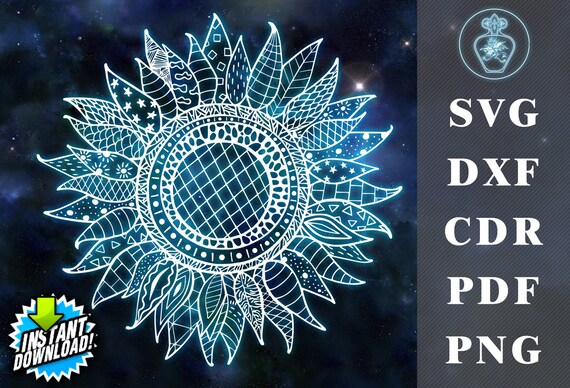 Free Free 64 Sunflower Zentangle Svg SVG PNG EPS DXF File