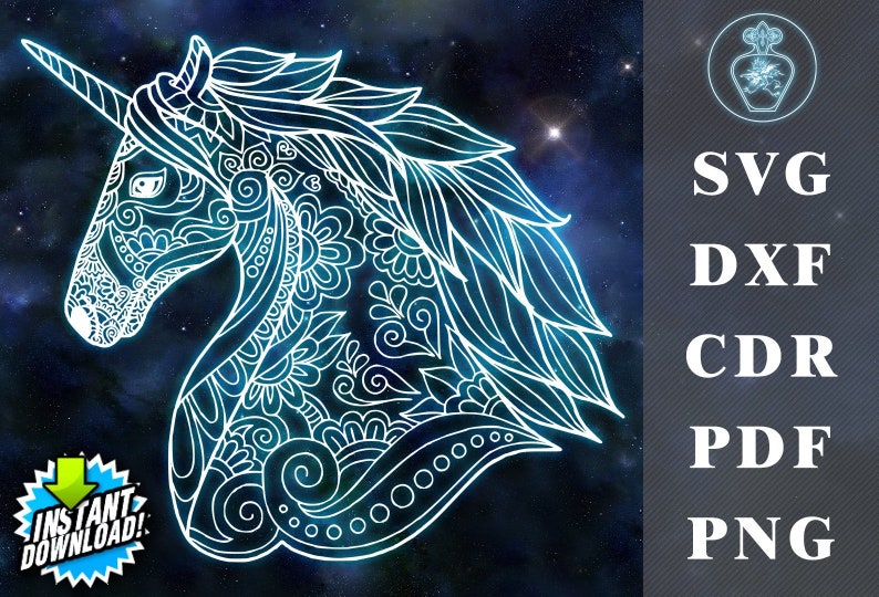 Free Free Unicorn Zentangle Svg 846 SVG PNG EPS DXF File