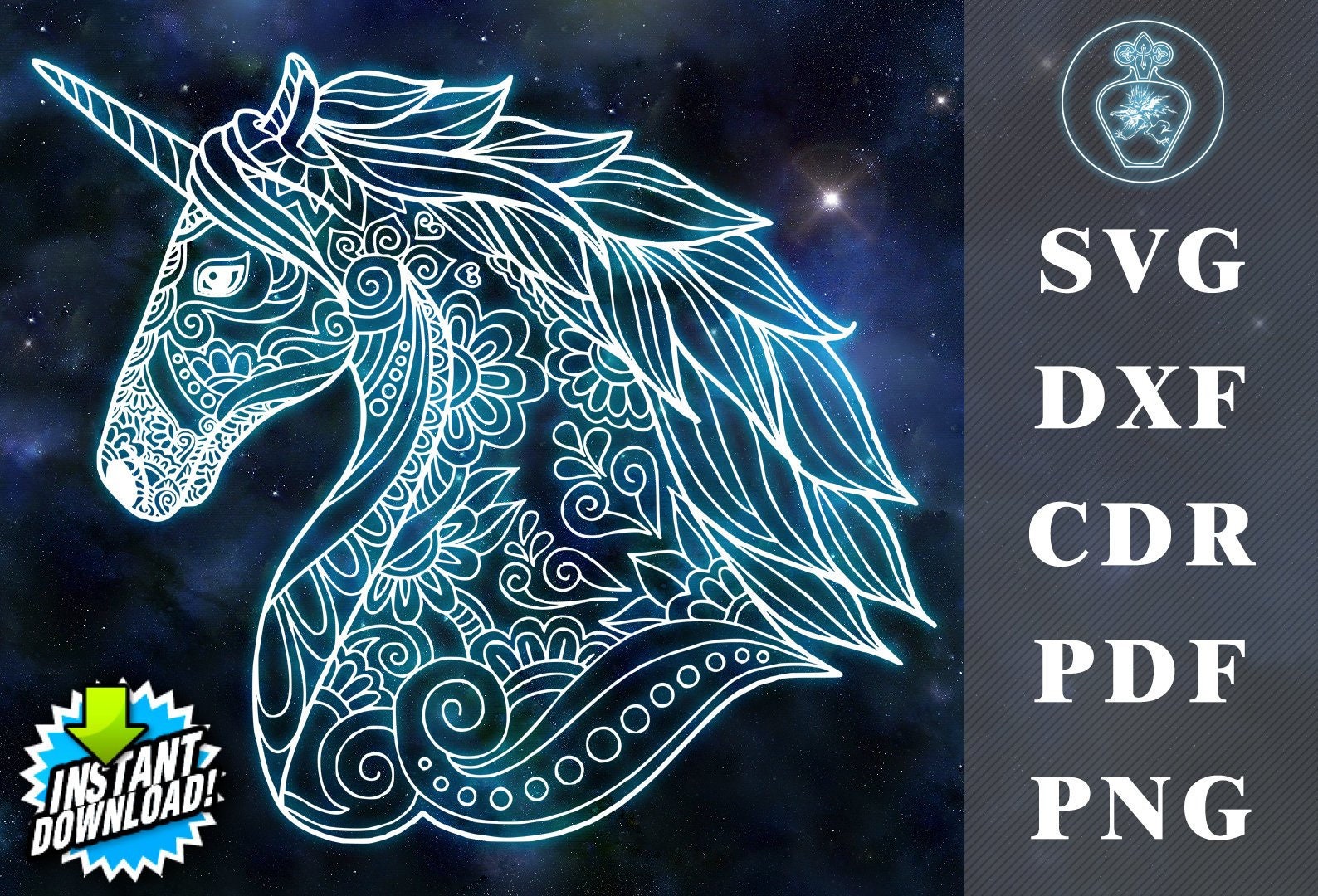 Free Free Unicorn Zentangle Svg 846 SVG PNG EPS DXF File