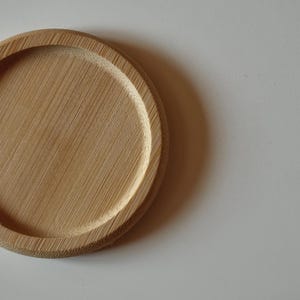 Wooden Plant Stand for Mini Pots – 6.5 cm Inner Diameter – Succulent or Cactus Holder – Cozy Home Decor