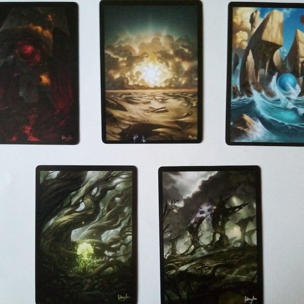 Magic the Gathering Custom Basic Lands