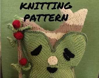 Korok with Branch - Knitting Pattern PDF