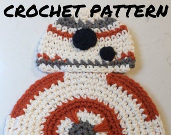 BB-8 Potholder - Crochet Pattern PDF